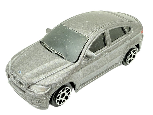 BMW X6, SUV, RMZ City, Resoraki, Die cast 002S, Grafitowy, 1:64