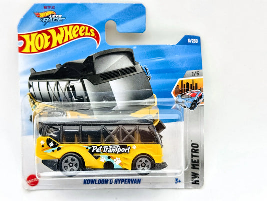Kowloon's Hypervan Hot Wheels 2025 HW Metro 1:64 Van Pet Transport Blister