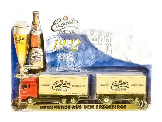 Man F 90 Grell 1992 1:87 Ciężarówka Promocyjna Blister Einsiedler Brauhaus – zdjęcie 2