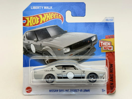 NISSAN SKYLINE 2000GT-R LBWK Then And Now Hot Wheels 2024 Szary 1:64
