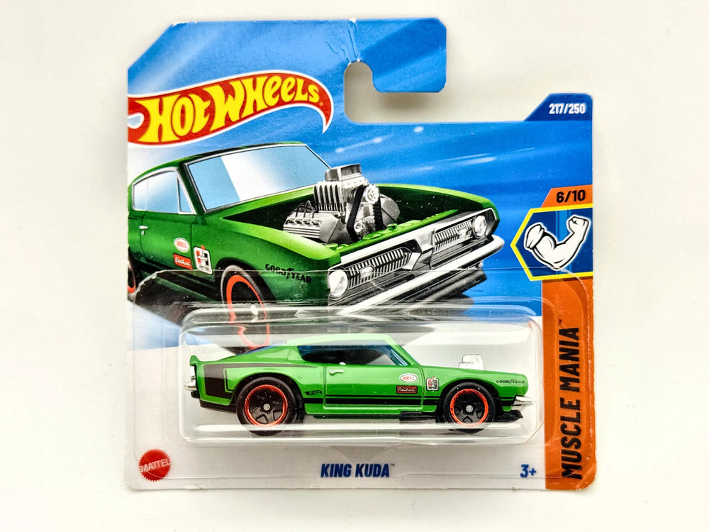 Plymouth Barracuda Hot Wheels 2025 Muscle Mania 1:64 GOODYEAR Muscle Car
