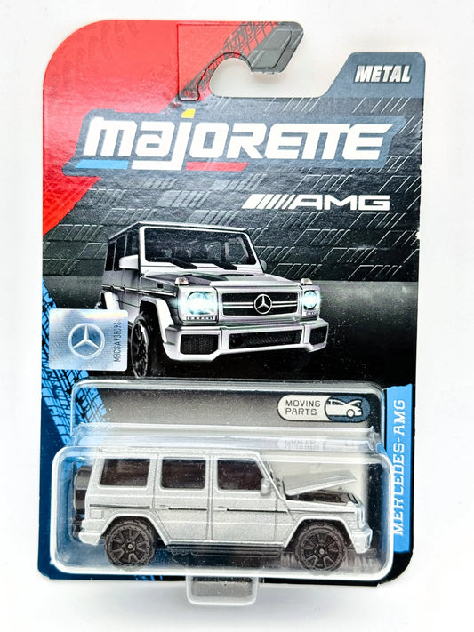 Mercedes-AMG G 63 Majorette 2026 1:64 Blister Srebrny