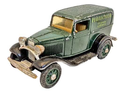 FORD PANEL DELIVERY TRUCK, Ertl, Vintage Die cast, Zielony, 1:43, Resoraki