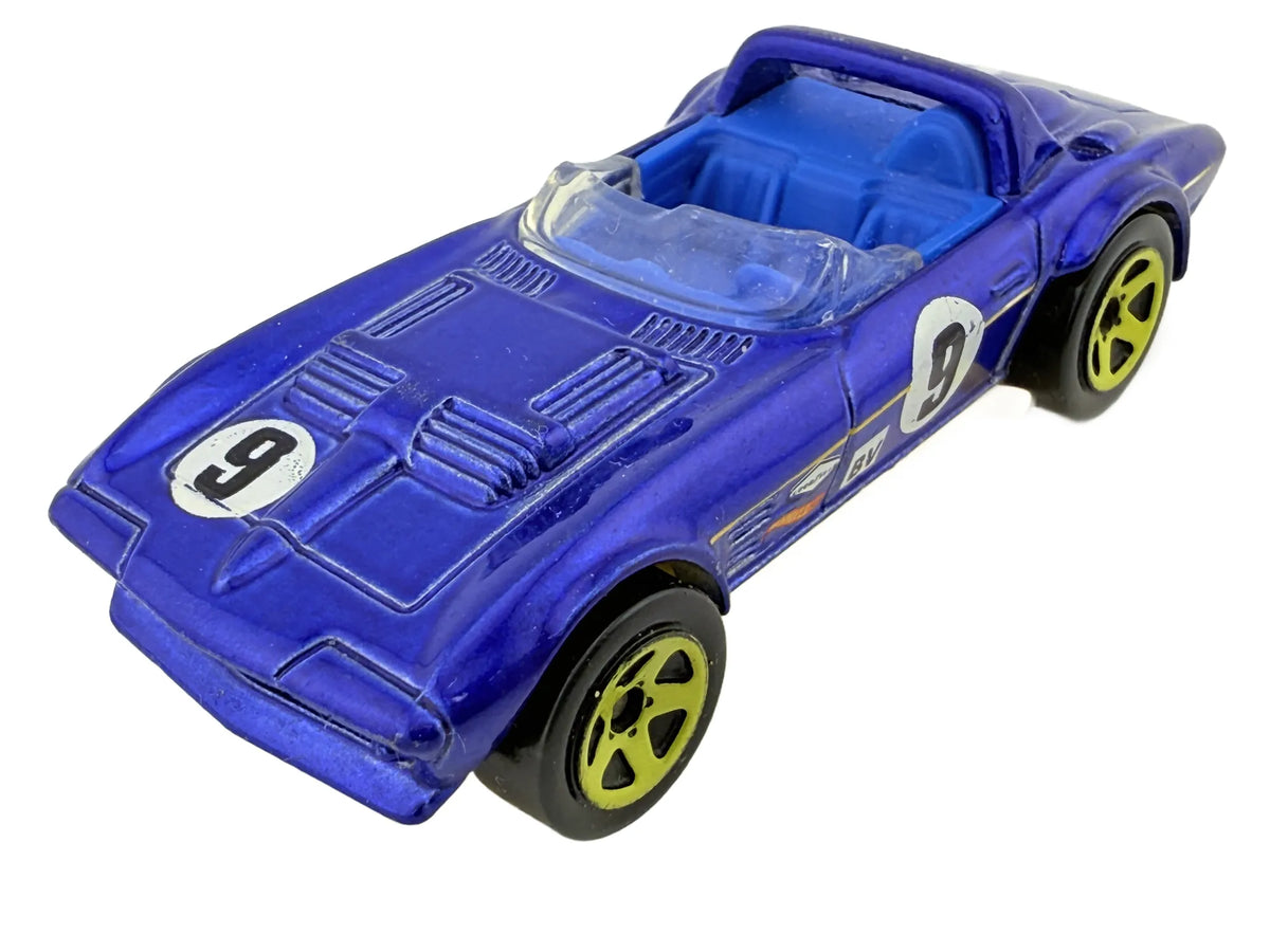 Corvette Hot Wheels Niebieski 1:64 Made in Malysh
