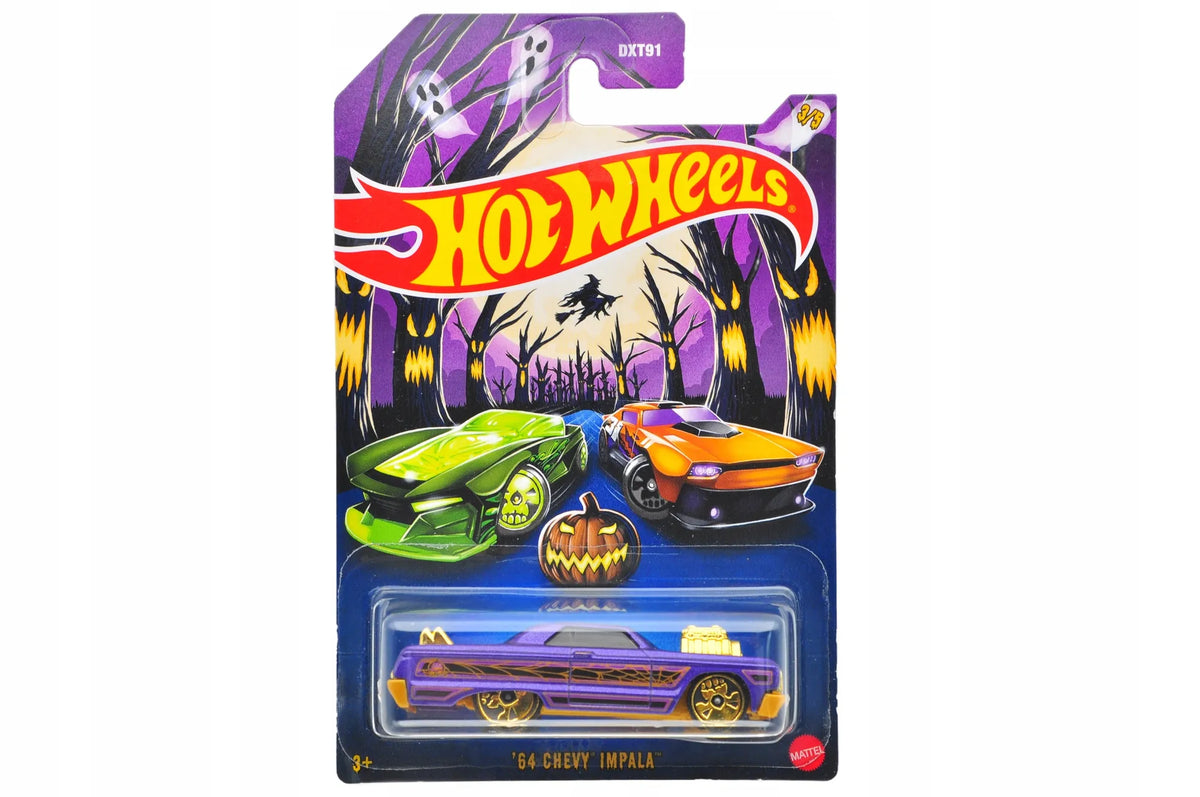 '64 Chevy Impala Halloween Hot Wheels 2023 Fioletowy 1:64