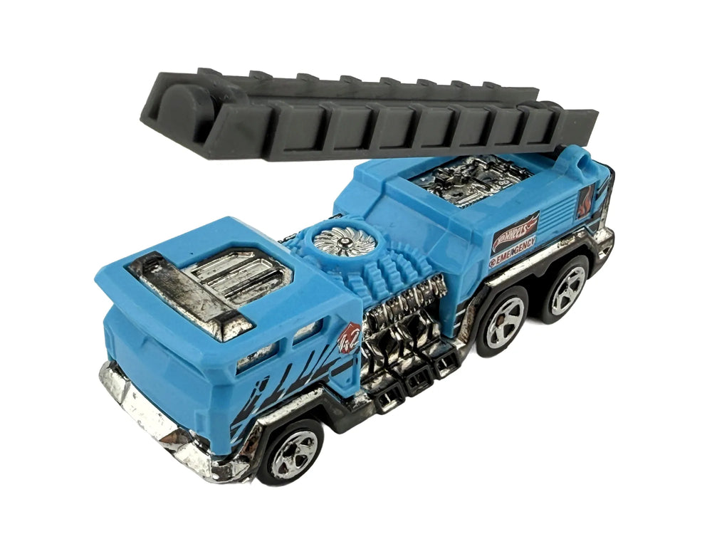 5 ALARM, Hot Wheels 2008, Die cast 186 MJ & AL, Niebieski, 1:64, Resoraki