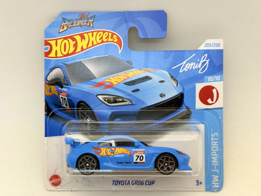TOYOTA GR86 CUP HW J-IMPORTS Hot Wheels 2024 Niebieski 1:62
