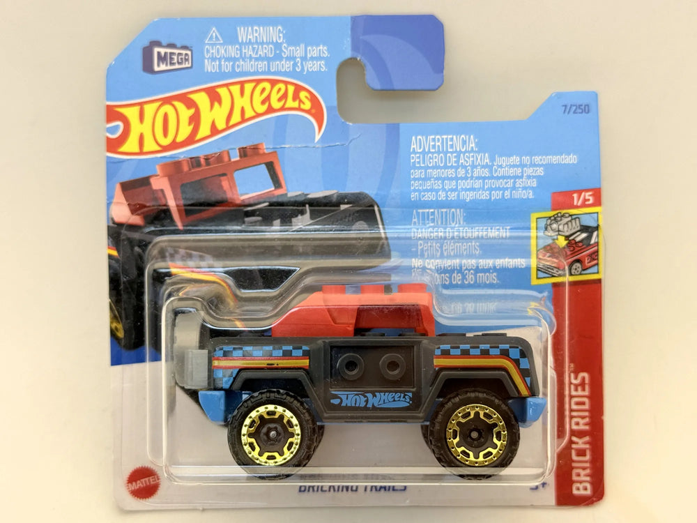 DRIFTING TRAIL Brick Rides Hot Wheels 2023 Czarny 1:64