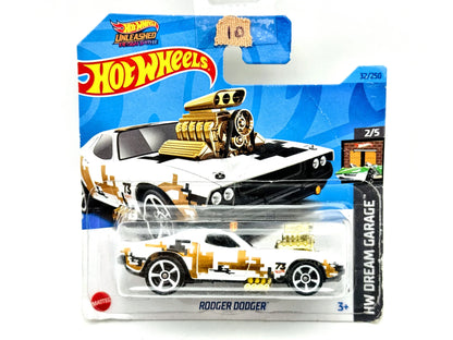 Rodger Dodger Hot Wheels 2023 HW Dream Garage 1:64 73 Blister Biały