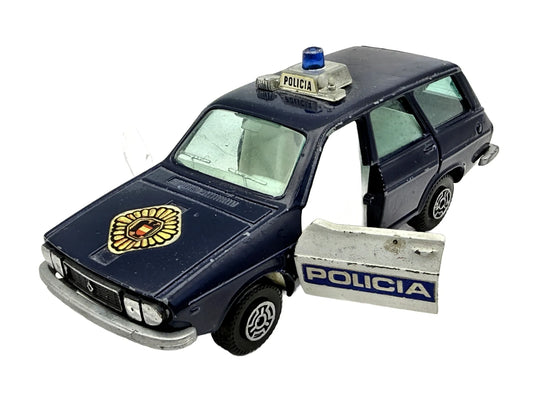 RENAULT 12 TS FAMILIAR Policja Guisval '75 Granatowy 1:32 Made in Spain
