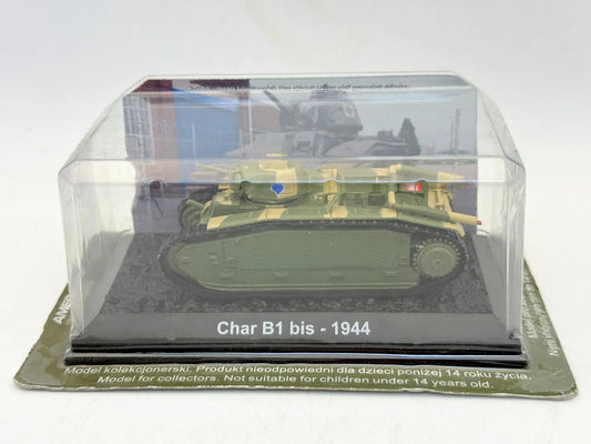 Czołg Char B1 Bis - 1944 Tanks of the World Wojsko AmerCom Zielony 1:72