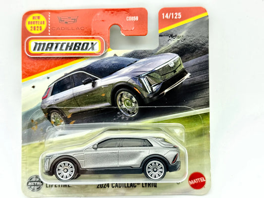 2024 Cadillac Lyriq Matchbox 2024 Superfast 1:64 Blister Srebrny