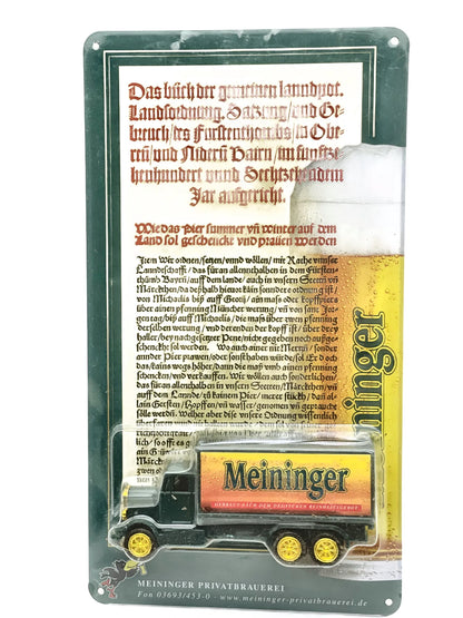 Classic OldTimer Blaszana Tablica Grell 1:87 Meininger Blister Czarny
