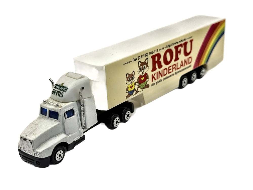 Ciężarówka AMERICAN TRUCK Z NACZEPĄ PUDEŁOWĄ 1995 1:100 Rofu Kinderland