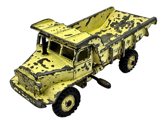 Euclid Rear Dump Truck Super Movers Disney 1965 Żółty 1:43 Made in England