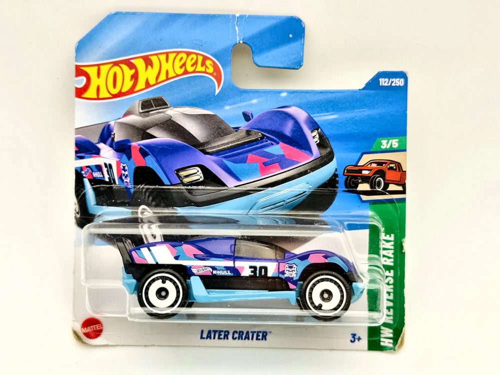 Later Crater Hot Wheels 2025 Hw Reverse Rake 1:64 30 Blister Czarny