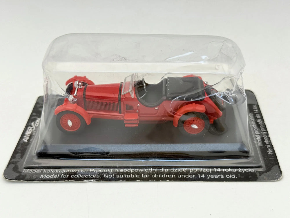 ALFA ROMEO 8C (1931) Legendarne Samochody AmerCom Czerwony 1:43
