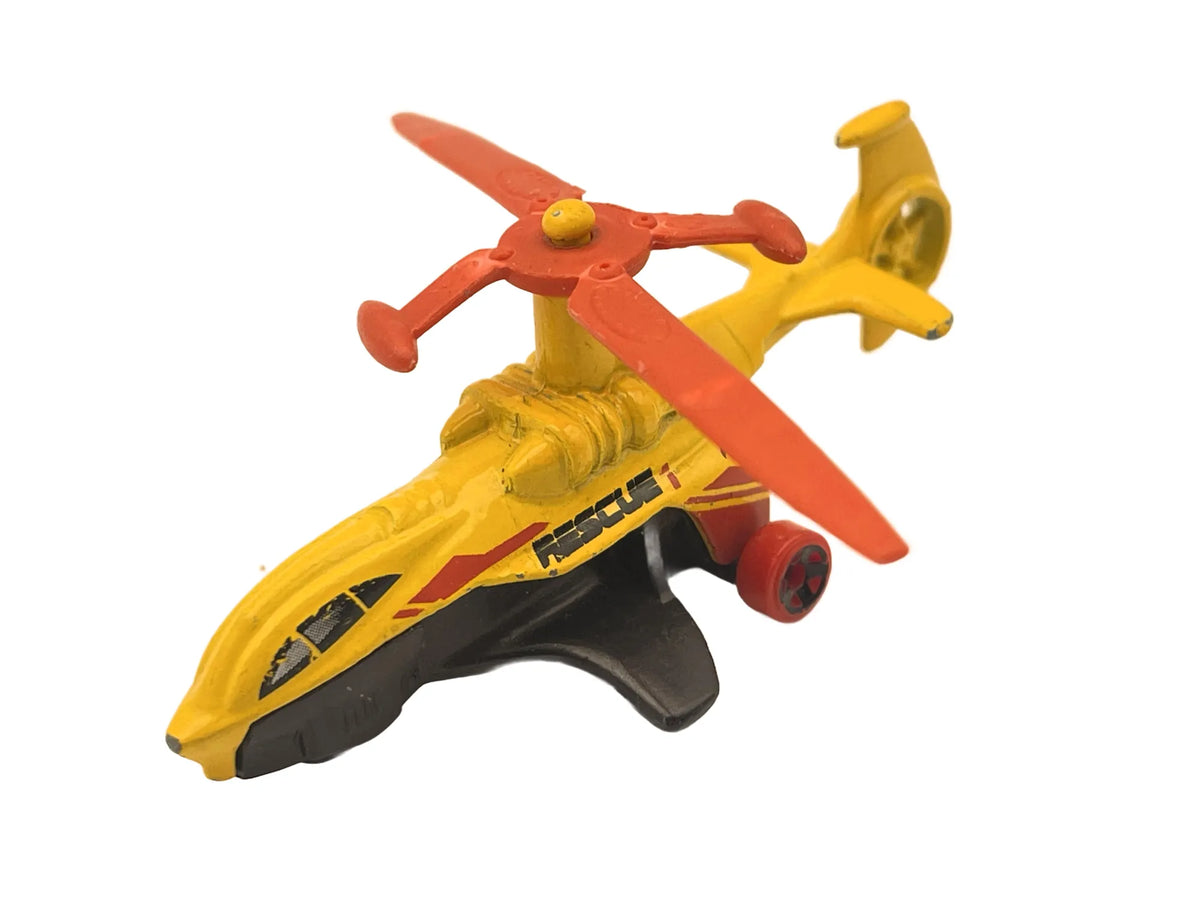 SKY KNIFE, Hot Wheels 2006, Die cast 1, Żółty, 1:64, Resoraki
