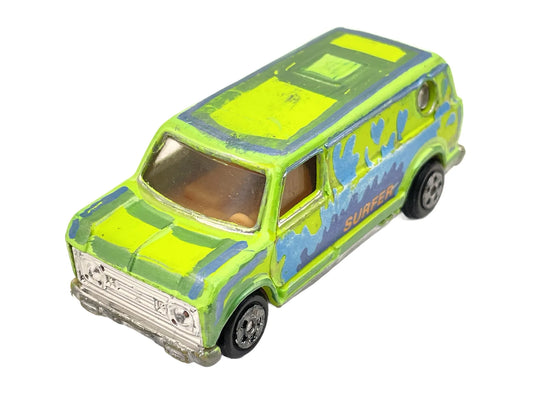SURFER VAN, Yatming, Made in Hong Kong, Resoraki, Die cast, Zielony, 1:64