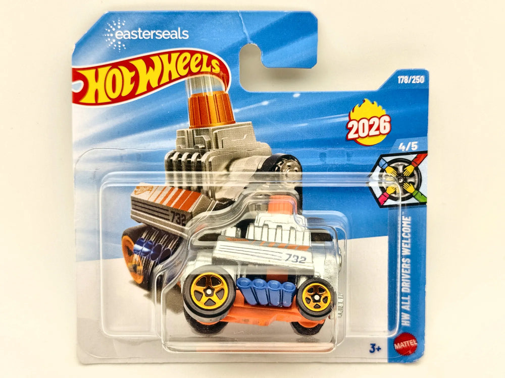 Fantasy Car Hot Wheels 2026 Hw All Drivers Welcome 1:64 732 Blister Srebrny