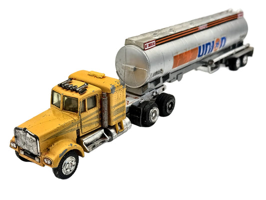 Kenworth Tanker Truck Union 76 Playart '80 Srebrny 1:55