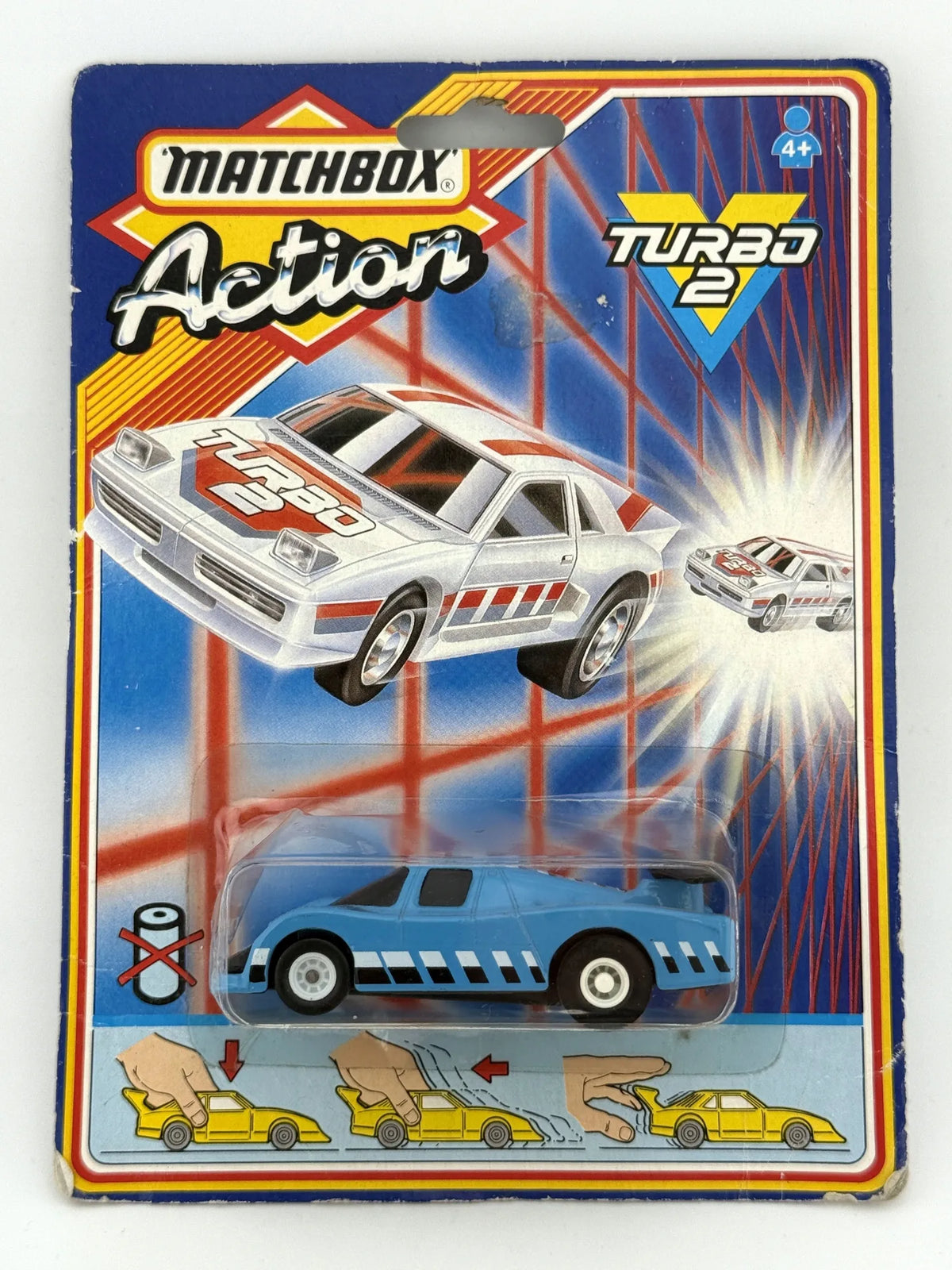 Prototyp Grupy C HW Turbo Majorette Niebieski 1:60 Made in France