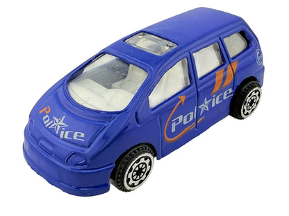 Minivan Policyjny Policja Niebieski 1:64
