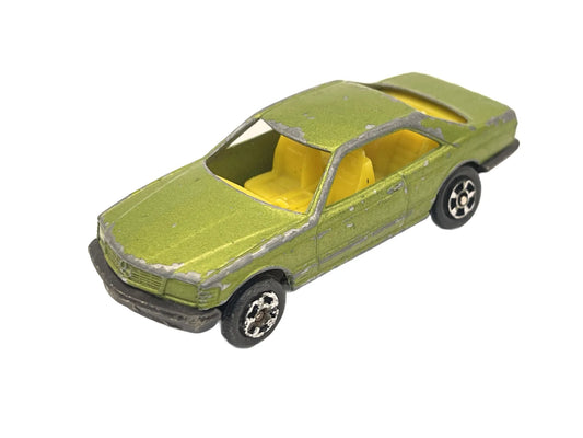 Mercedes 500 SEC W126, Playart, Made in Hong Kong, Die cast, Zielony 1:64