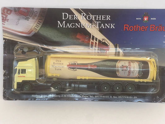 MAN TRUCK Grell 1:87 Kremowy Reklama Rother Bräu Der Rother Magnum-Tank