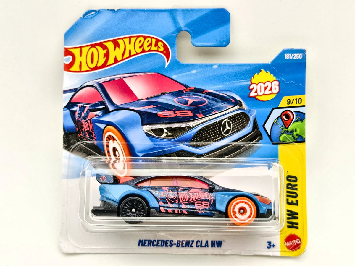 Mercedes-Benz CLA HW Hot Wheels 2026 HW EURO 1:64 Blister Niebieski