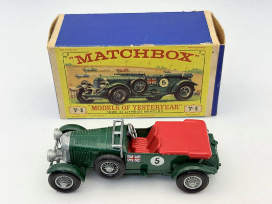 1929 4.5 LITRE BENTLEY Matchbox '70 Zielony 1:43 Made in England