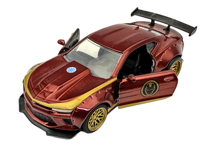CHEVROLET CAMARO VI WIDEBODY 'IRON MAN', Jada Toys 2018, Czerwony, 1:34