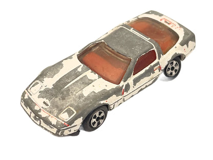 CORVETTE 1983, Spupucannely Roquctions, ERTL, Die cast 624G, Biały, 1:64