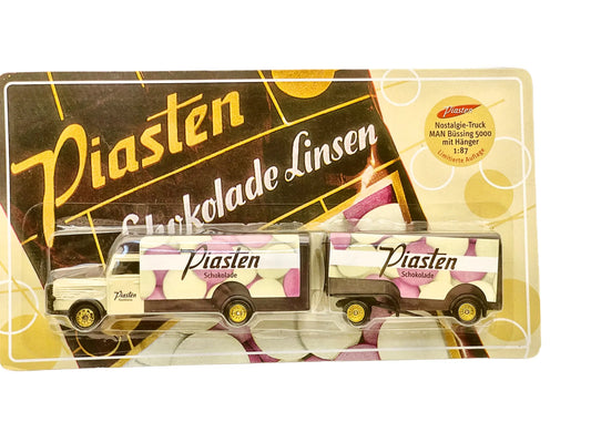 MAN Büssing 5000 Grell 1:87 Piasten Schokolade Linsen Blister Kremowy