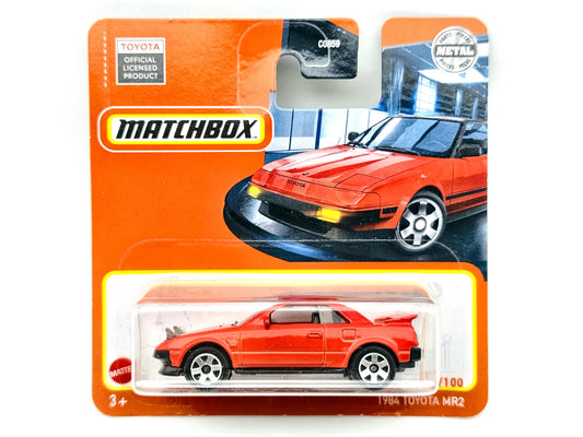 Toyota Mr2 Matchbox 2022 1:64 Blister Czerwony