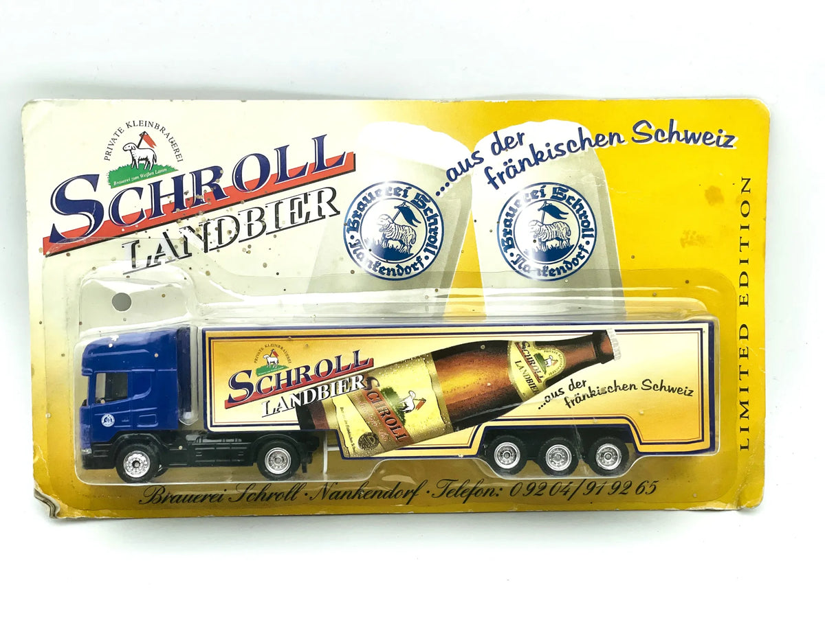 Scania Grell 1:87 Ciężarówka Promocyjna SCHROLL LANDBIER Blister Niebieski