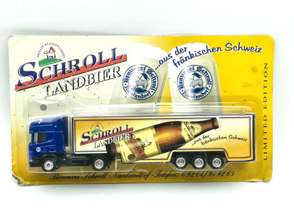 Scania Grell 1:87 Ciężarówka Promocyjna SCHROLL LANDBIER Blister Niebieski