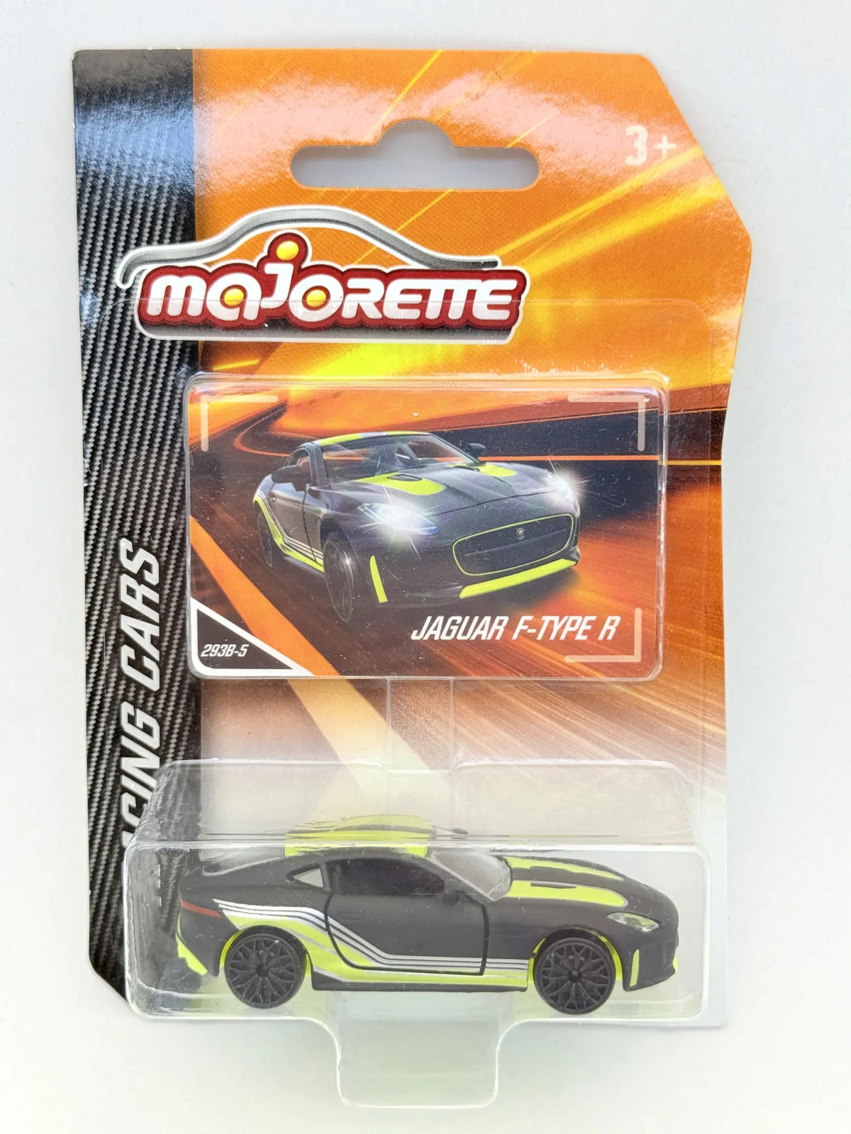 JAGUAR F-TYPE R Racing Majorette 2023 Czarny 1:64