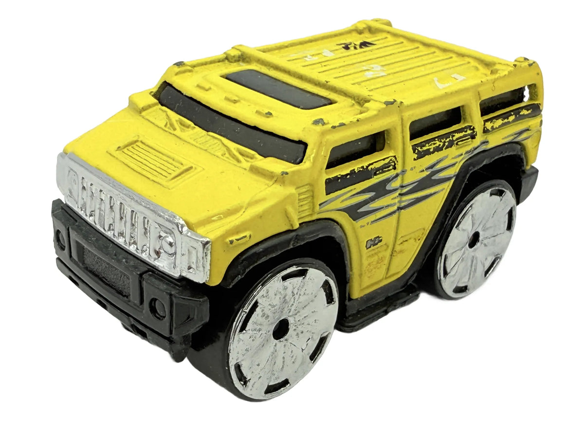 Hummer H2 Tooned, Hot Wheels 2003, Die cast, 1:64 Hot Wheels Żółty 1:64