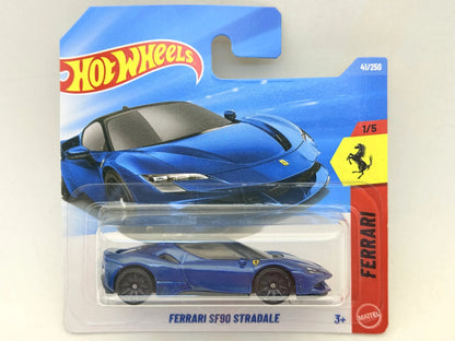 Ferrari Sf90 Stradale Mainline Hot Wheels 2026 Niebieski 1:64