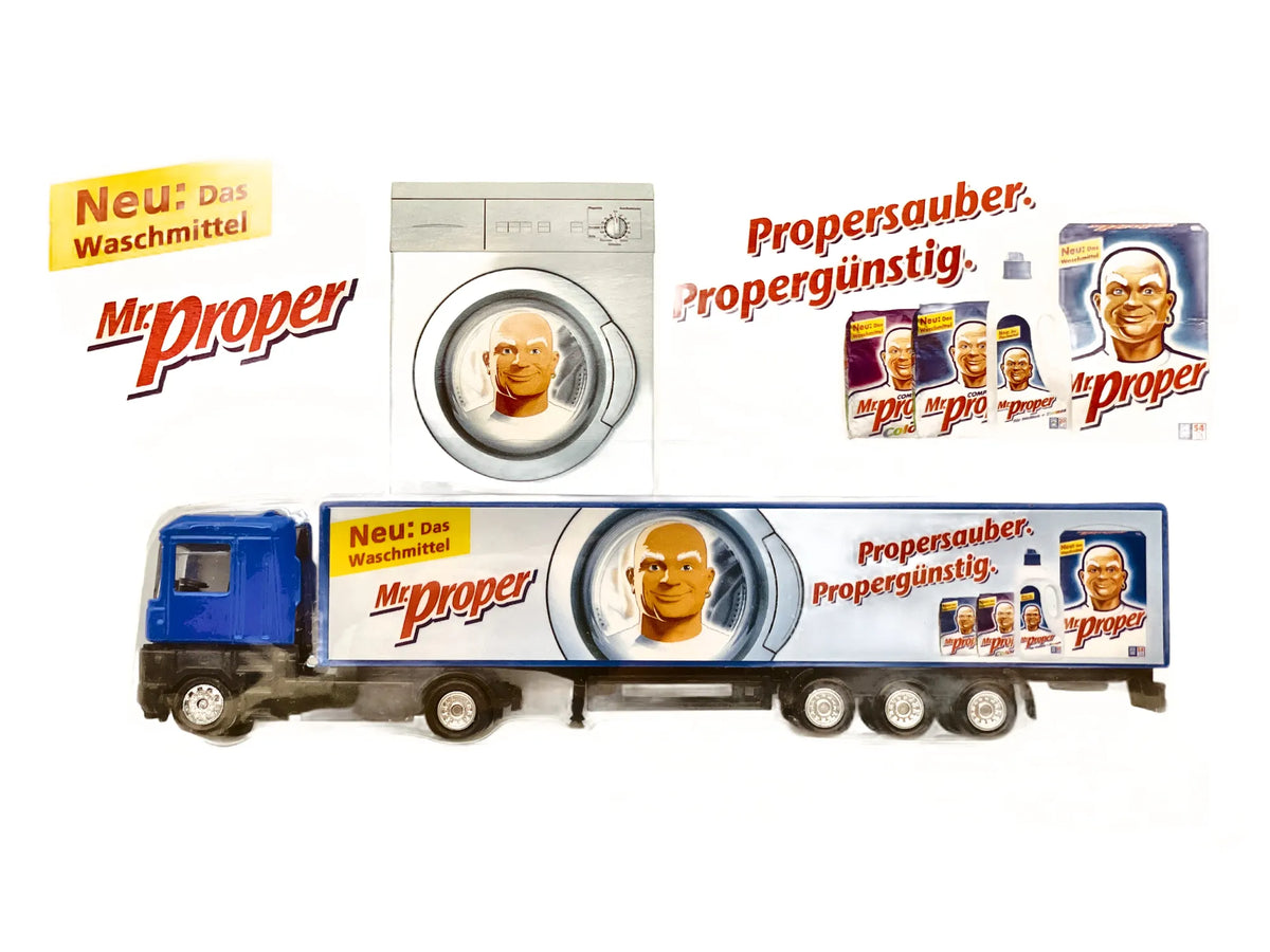 Renault Magnum Giveaway GMBH 1:87 Ciężarówka Promocyjna Mr. Proper Blister – zdjęcie 2
