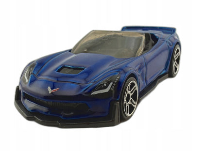 Corvette C7 Z06 Convertible Hot Wheels 2017 Niebieski 1:64
