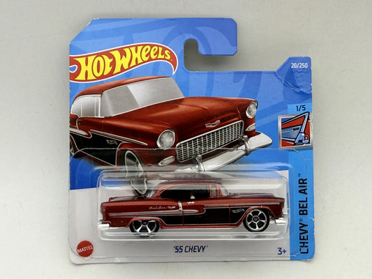 Chevy Bel Air '55 Mainline Hot Wheels 2022 Czerwony 1:64