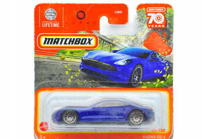 Karma Gs-6 Matchbox 2022 Niebieski 1:64