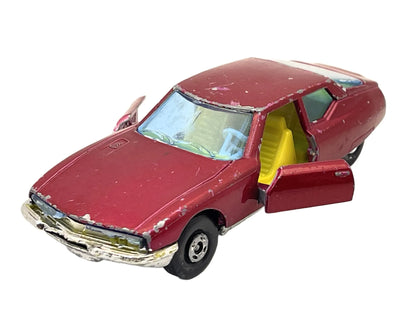 CITROEN S.M., Matchbox 1971, Made in England, Resoraki, K-33, Bordowy, 1:43