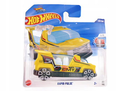 Rapid Pulse, Hot Wheels 2025, Resoraki, Die cast HYY76-N521, Żółty, 1:64