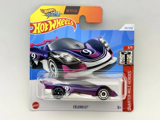 CELERO GT Quarter Mile Heroes Hot Wheels 2024 Fioletowy 1:64