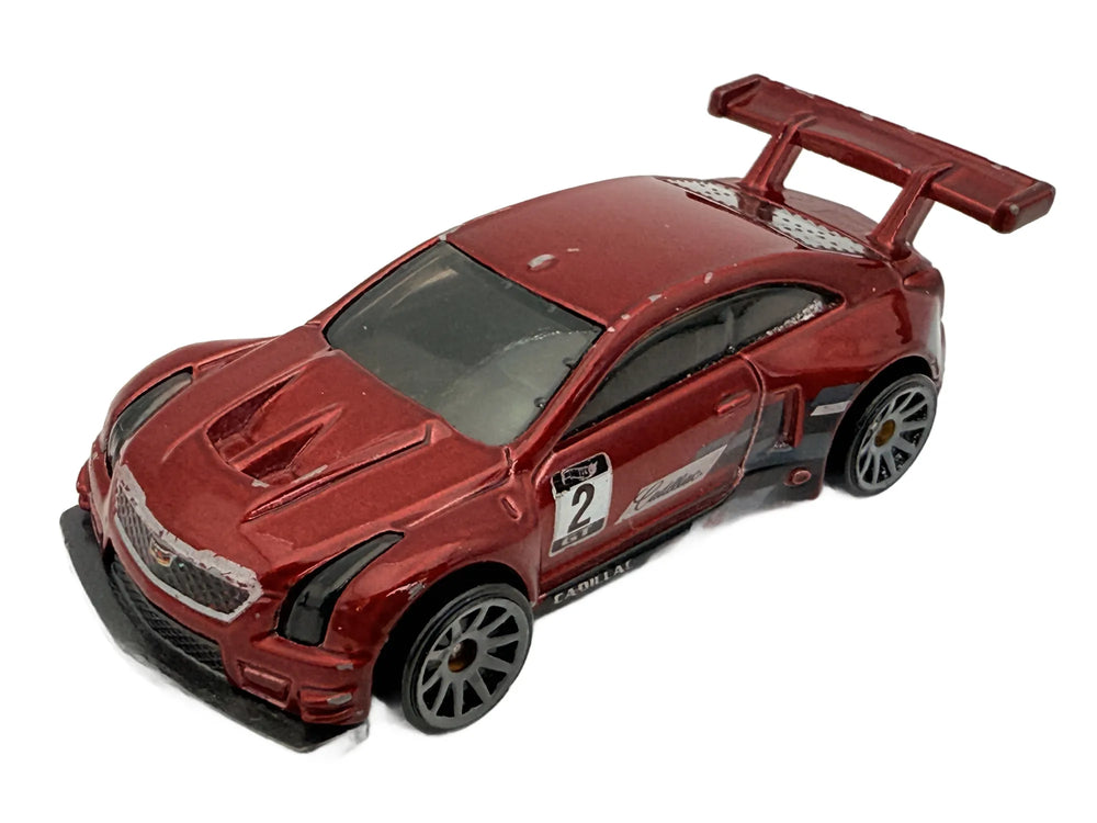 '16 Cadillac Ats-V R, Hot Wheels 2017, 1:64 Hot Wheels Czerwony 1:64