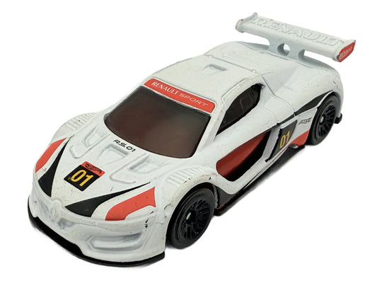 Renault Sport Rs01, Hot Wheels 2015, die cast resoraki, biały, 1:64