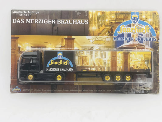 MAN TRUCK Hümmer 1:87 Czarny Blister Promocyjny Saarfürst Merziger Brauhaus